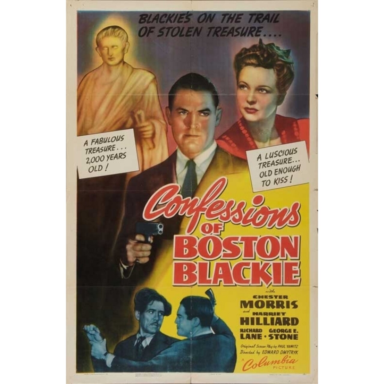 Pop Culture Graphics Confessions of Boston Blackie Movie Poster Print (27 x 40) - Item MOVCB60811